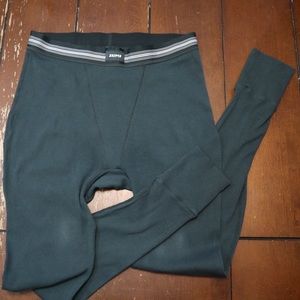 Skims Cotton Rib Leggings in Spruce